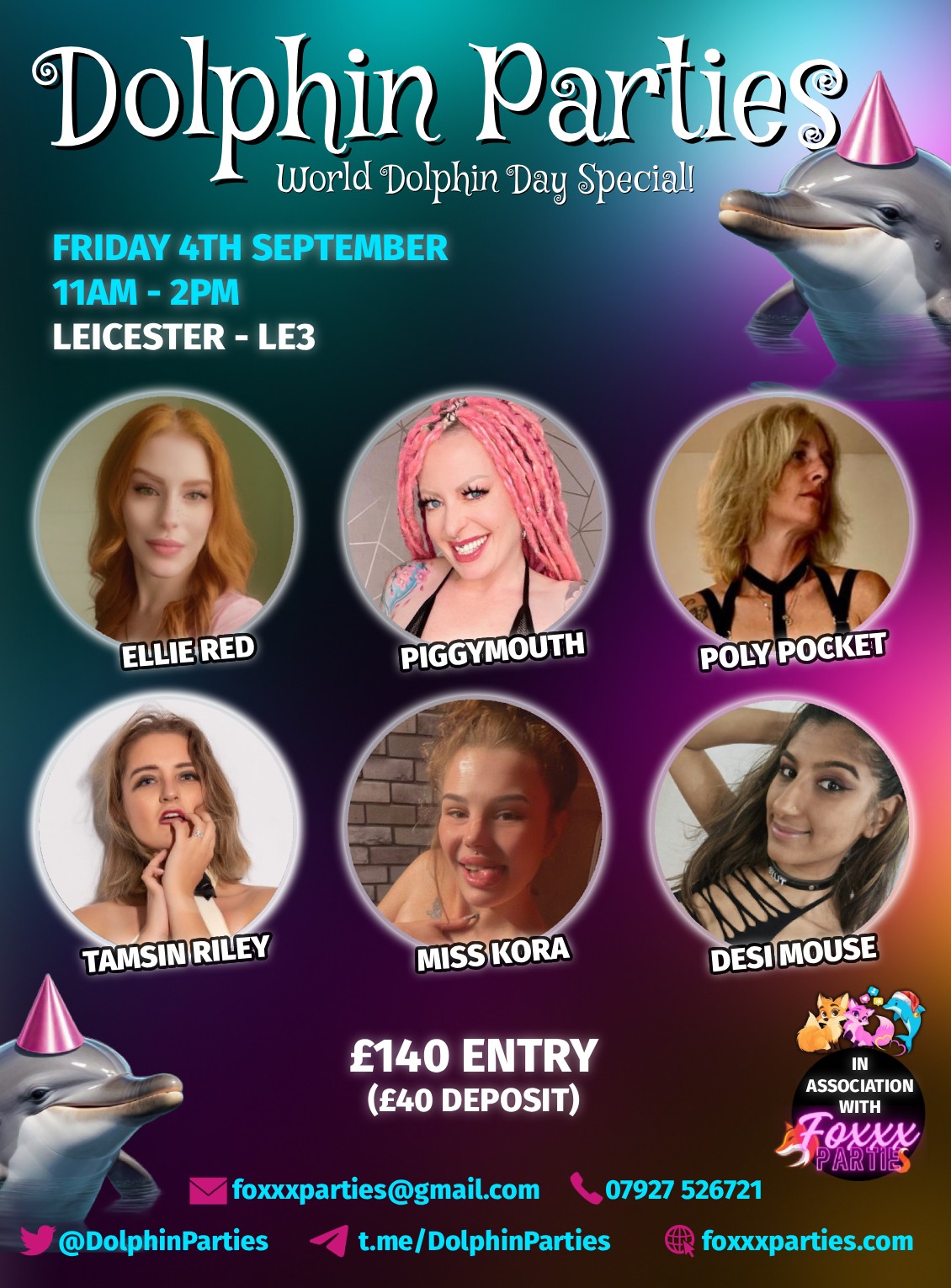 Dolphin Parties September 4th 2026